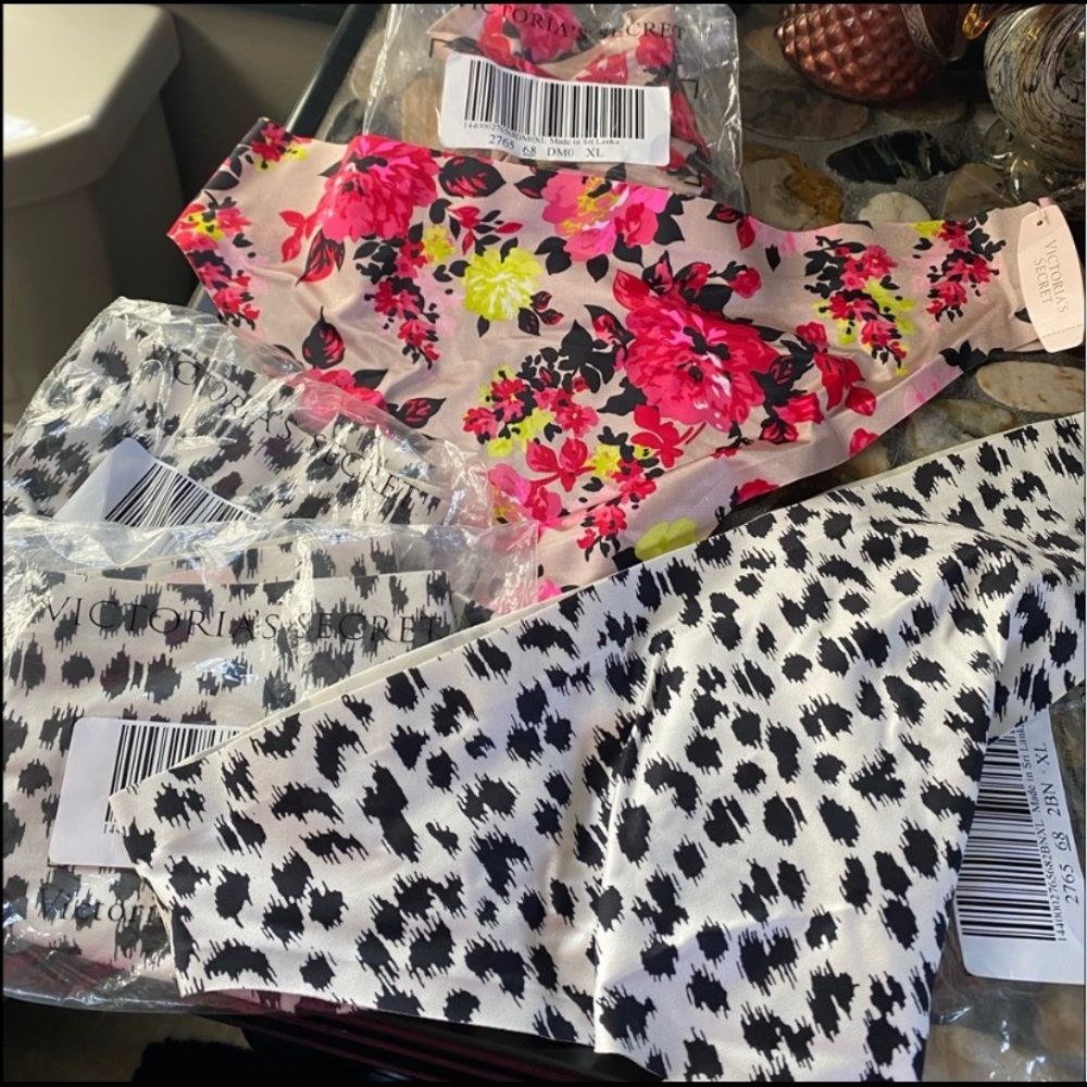 5 pair XL vic sec thongs